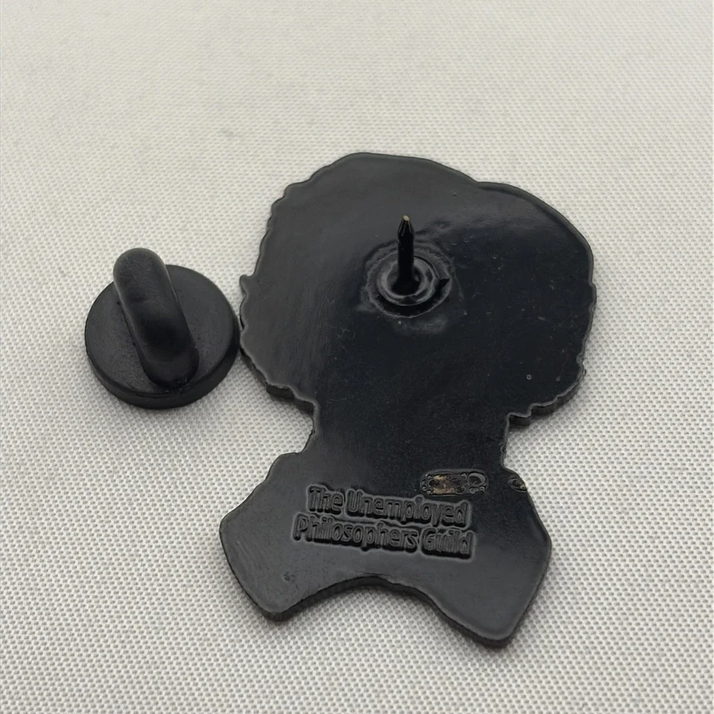 Edgar Allan Poe Poet Head Lapel Hat Pin